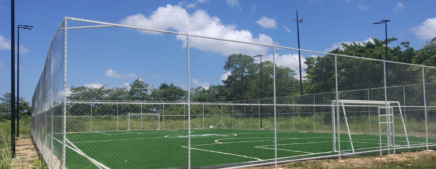 CONSTRUCCIÓN DE CANCHA DE FÚTBOL 5 EN LA UNIDAD DEPORTIVA VILLA EL TRIUNFO EN BALANCÁN