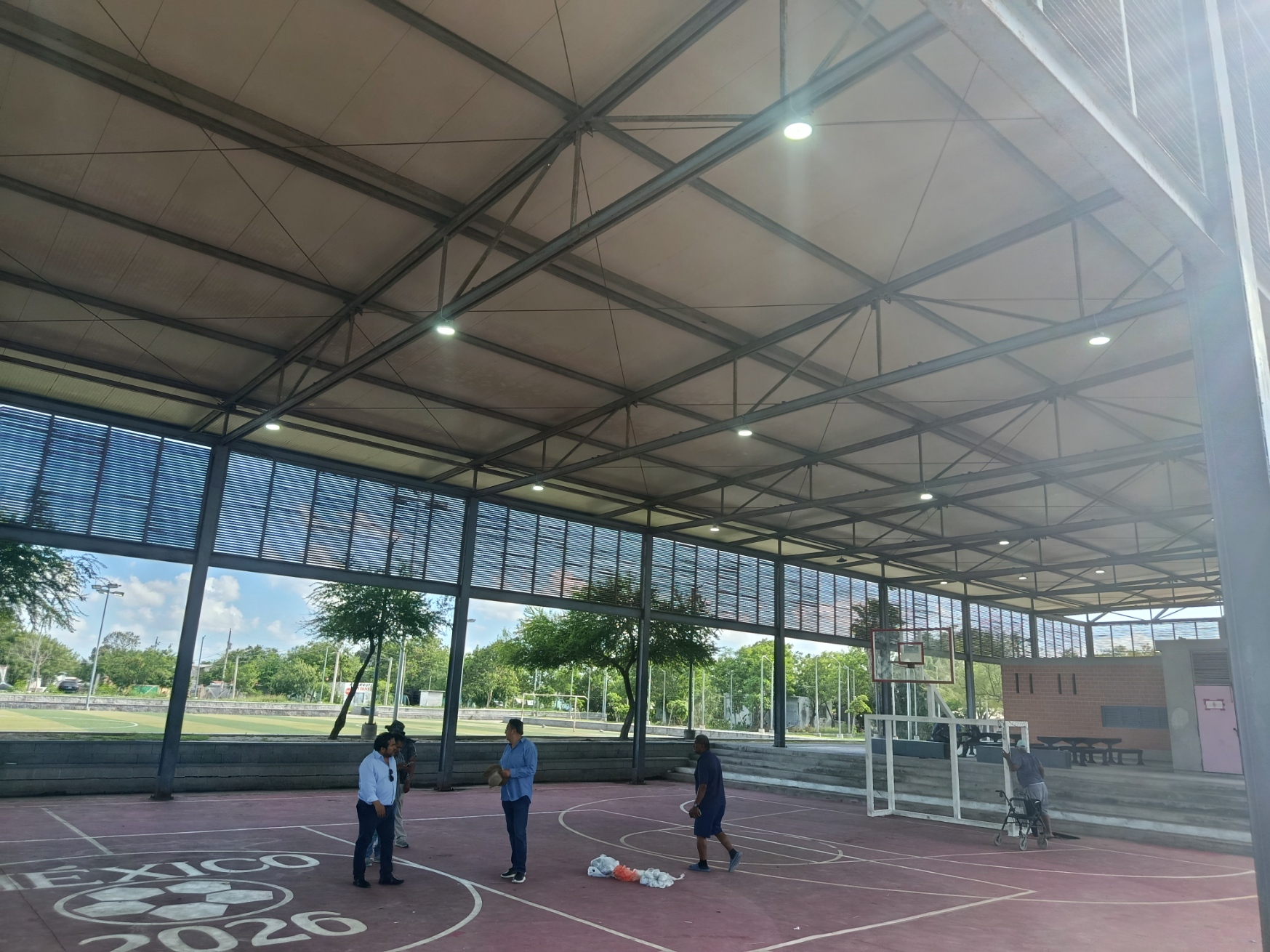 REHABILITACIÓN DE MULTICANCHA EN COLONIA AMPLIACIÓN SOLIDARIDAD 2 EN MATAMOROS