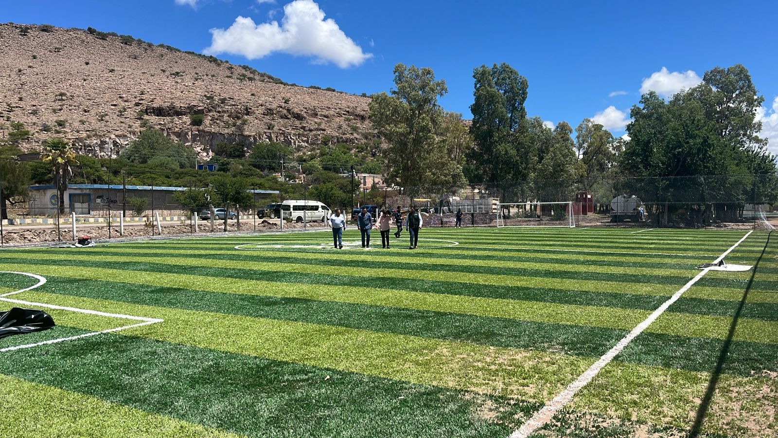 CONSTRUCCIÓN DE CANCHA DE FÚTBOL 7 EN CAMPO DE LA EX PREPARATORIA QUETZALCÓATL EN CANATLÁN