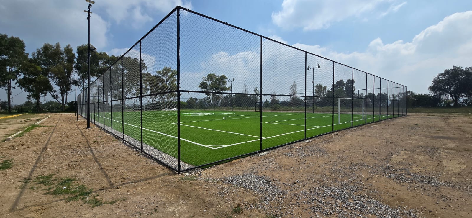 CONSTRUCCIÓN DE CANCHA FÚTBOL 7 EN PLAZA ESTADO DE MÉXICO TEQUIXQUIAC EN TEQUIXQUIAC