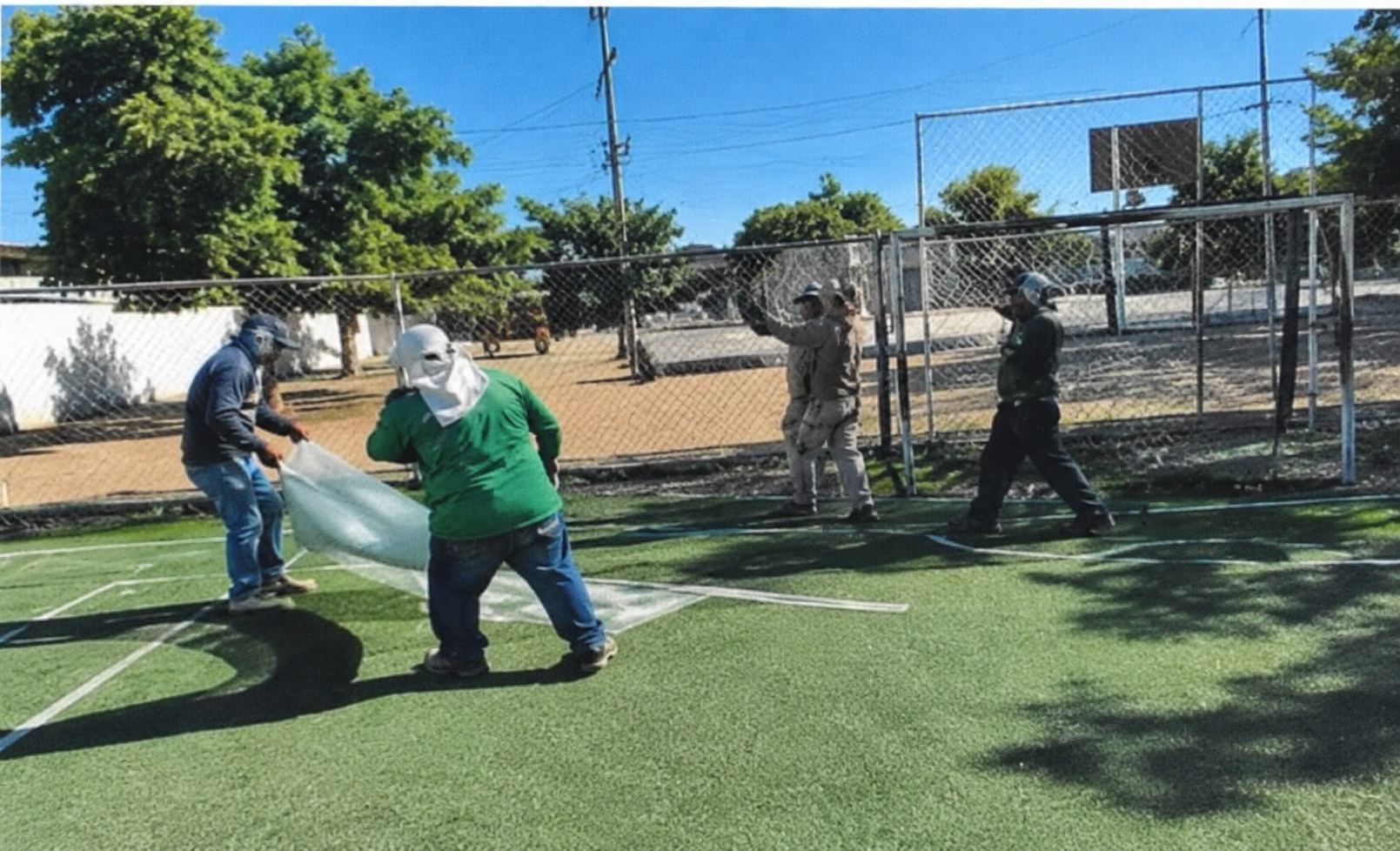 REHABILITACIÓN DE CANCHA DE FÚTBOL 7 PERISUR EN EL MUNICIPIO DE HERMOSILLO