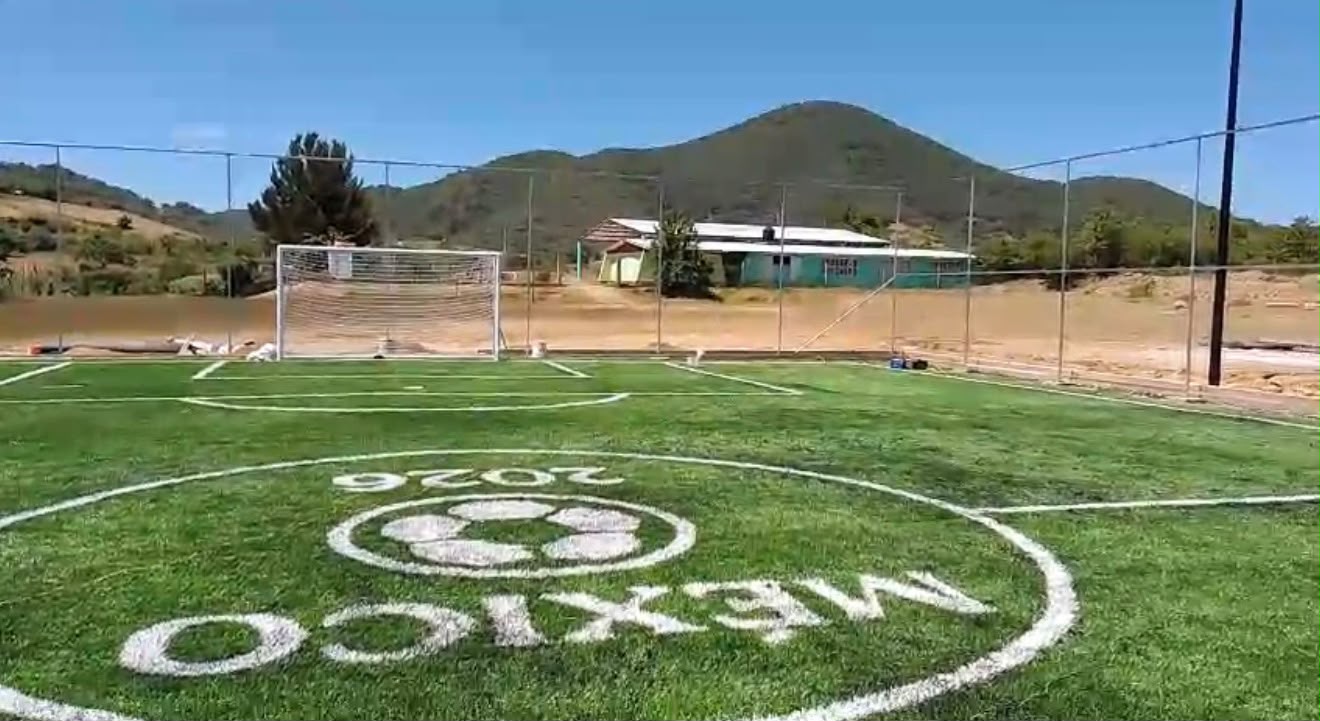 CONSTRUCCIÓN DE CANCHA FÚTBOL 5 EN SAN LUIS MORELIA EN SANTIAGO TAMAZOLA