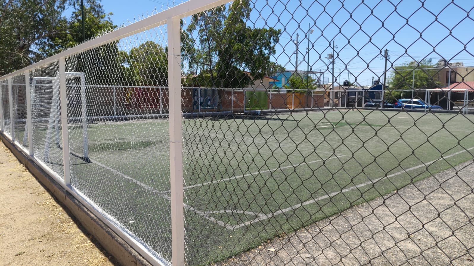 REHABILITACIÓN DE CANCHA DE FÚTBOL 7 PERISUR EN EL MUNICIPIO DE HERMOSILLO