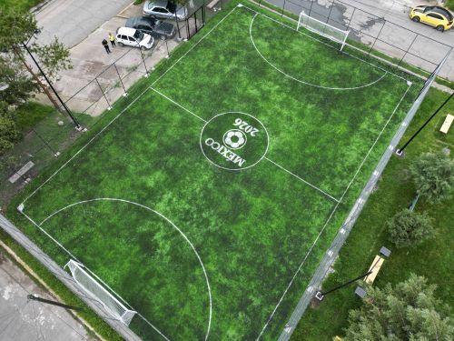 CONSTRUCCIÓN DE CANCHA FÚTBOL 5 EN PARQUE RECREATIVO SAN DIMAS EN SAN ANTONIO LA ISLA