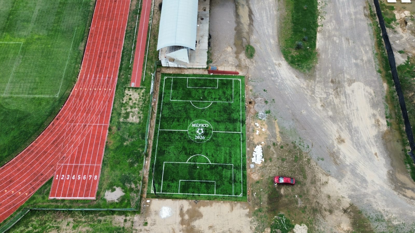 CONSTRUCCIÓN DE CANCHA FÚTBOL 5 EN UNIDAD DEPORTIVA SAN JOSÉ EN BAHÍA DE BANDERAS