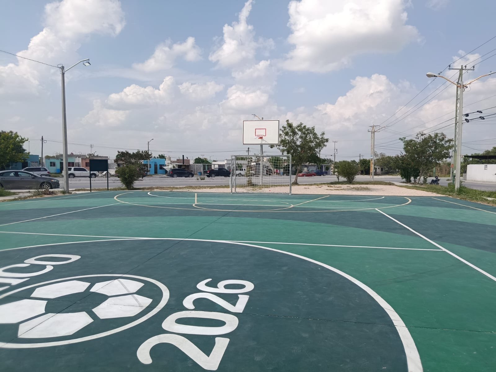 REHABILITACIÓN DE MULTICANCHA EN COLONIA SAN VALENTÍN EN REYNOSA