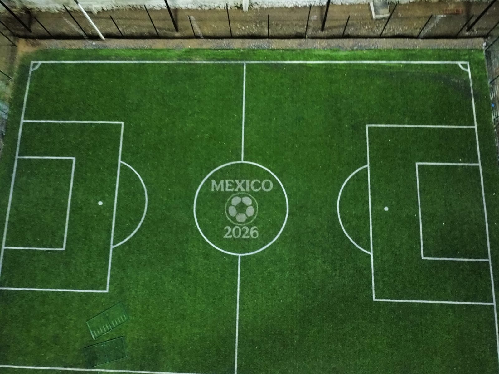 CONSTRUCCIÓN DE CANCHA FÚTBOL 5 EN LA UNIDAD DEPORTIVA LÁZARO CÁRDENAS EN ZAMORA
