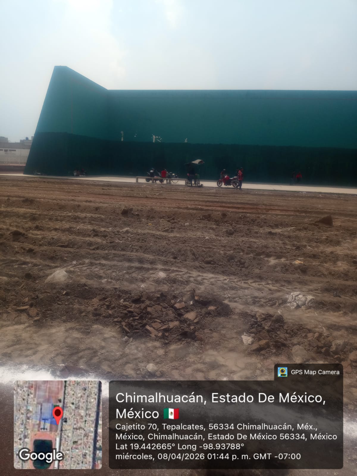 CONSTRUCCIÓN DE CANCHA FÚTBOL 5 EN TEPALCATES EN CHIMALHUACÁN