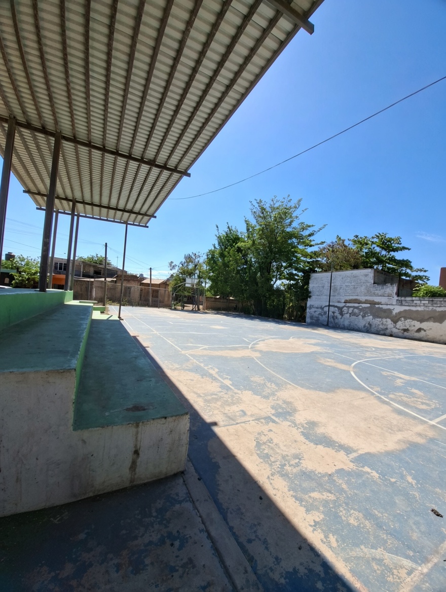 REHABILITACIÓN DE MULTICANCHA EN UNIDAD DEPORTIVA ZAHURDA EN TUXPAN