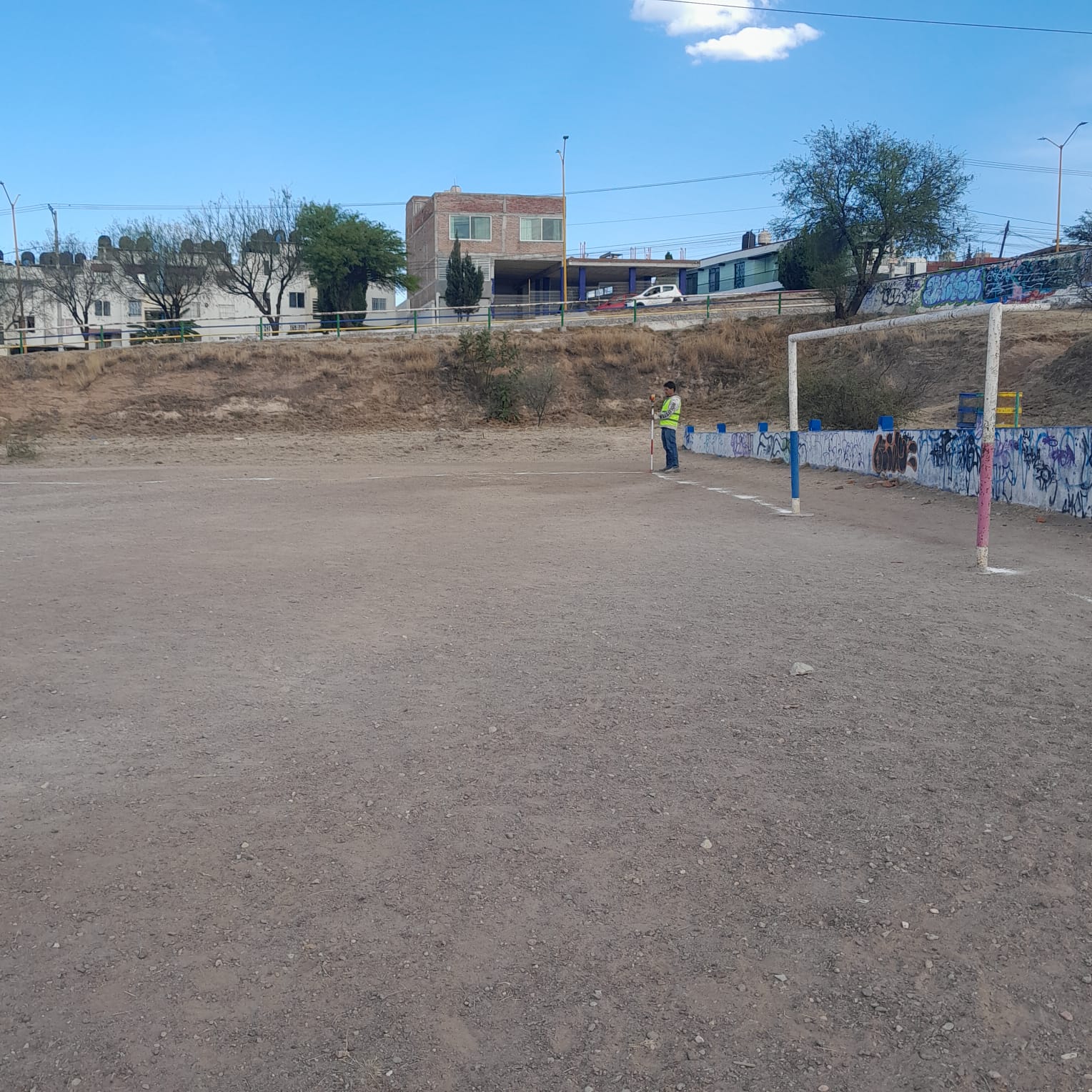 CONSTRUCCIÓN DE CANCHA FÚTBOL 5 MUJERES ILUSTRES EN AGUASCALIENTES