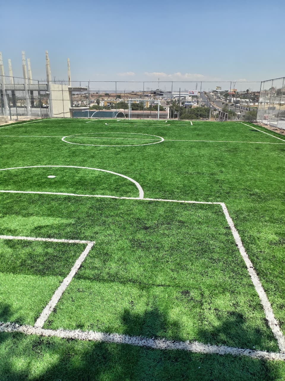 CONSTRUCCIÓN DE CANCHA FÚTBOL 5 NUESTRA SEÑORA DE LA ASUNCIÓN SECCIÓN ENCINO EN AGUASCALIENTES