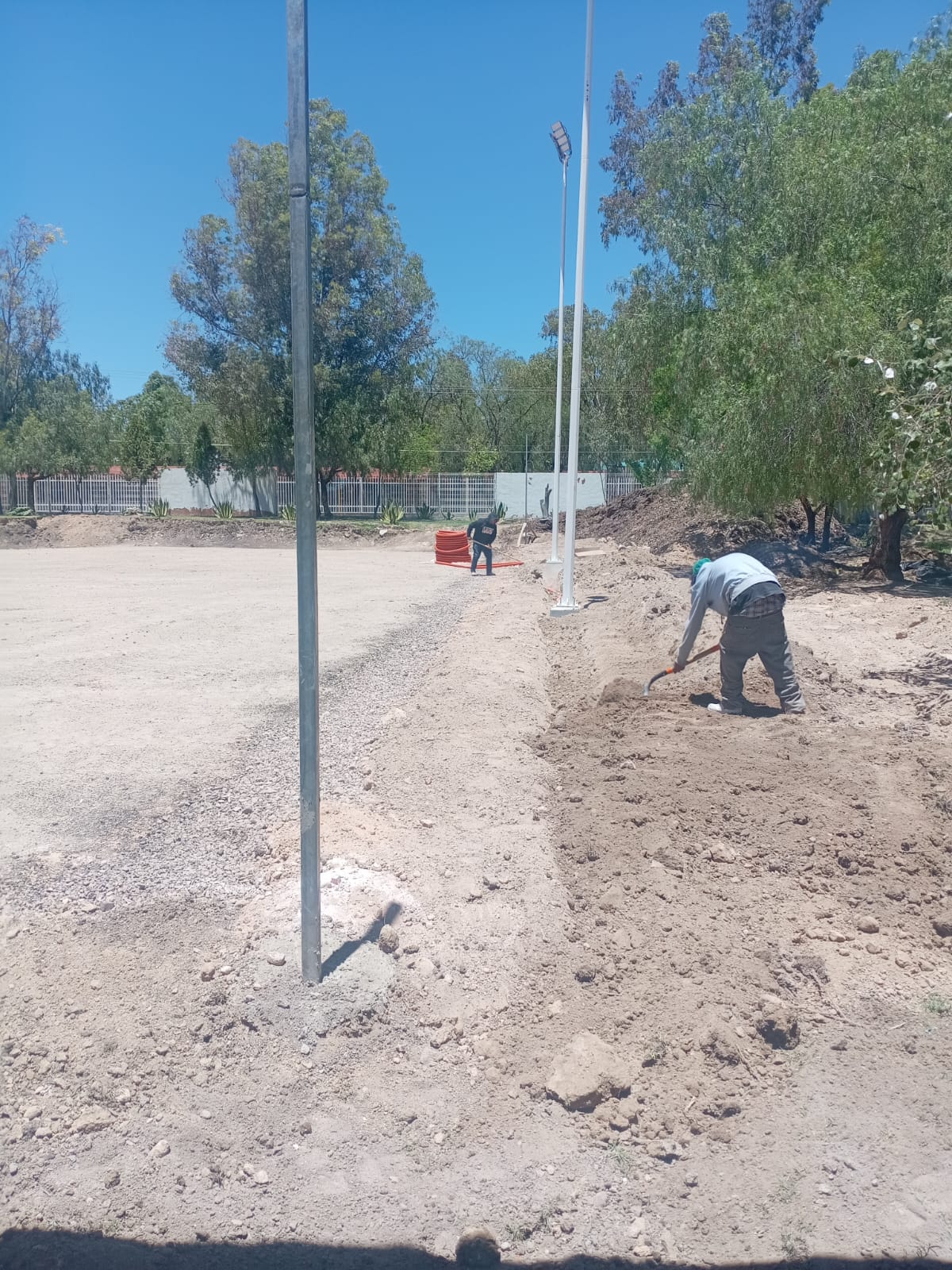 CONSTRUCCIÓN DE CANCHA FÚTBOL 5 EN LA UNIDAD DEPORTIVA COLOSIO EN JESÚS MARÍA