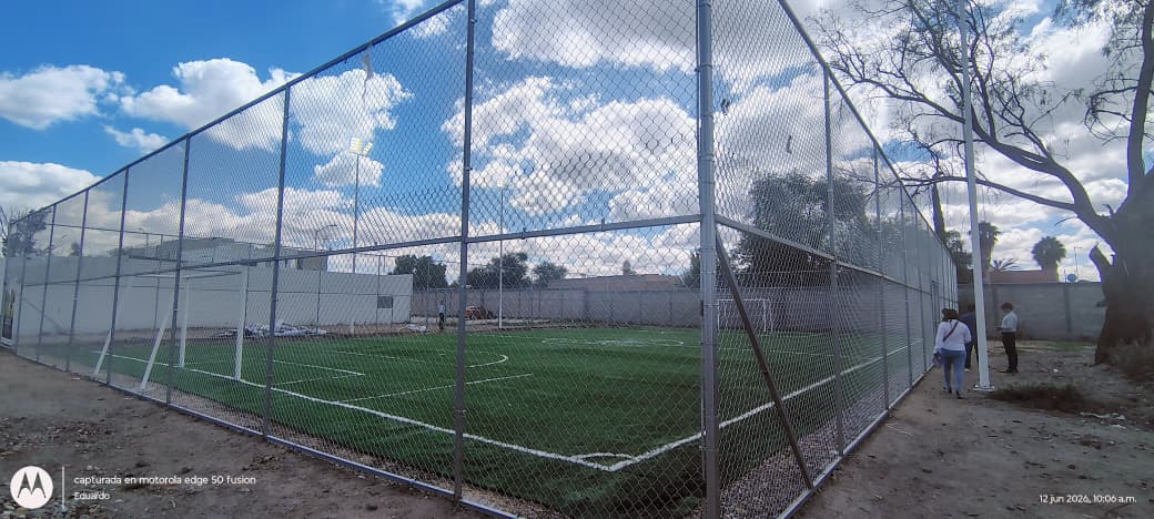 CONSTRUCCIÓN DE CANCHA FÚTBOL 5 EN VERONA EN JESÚS MARÍA