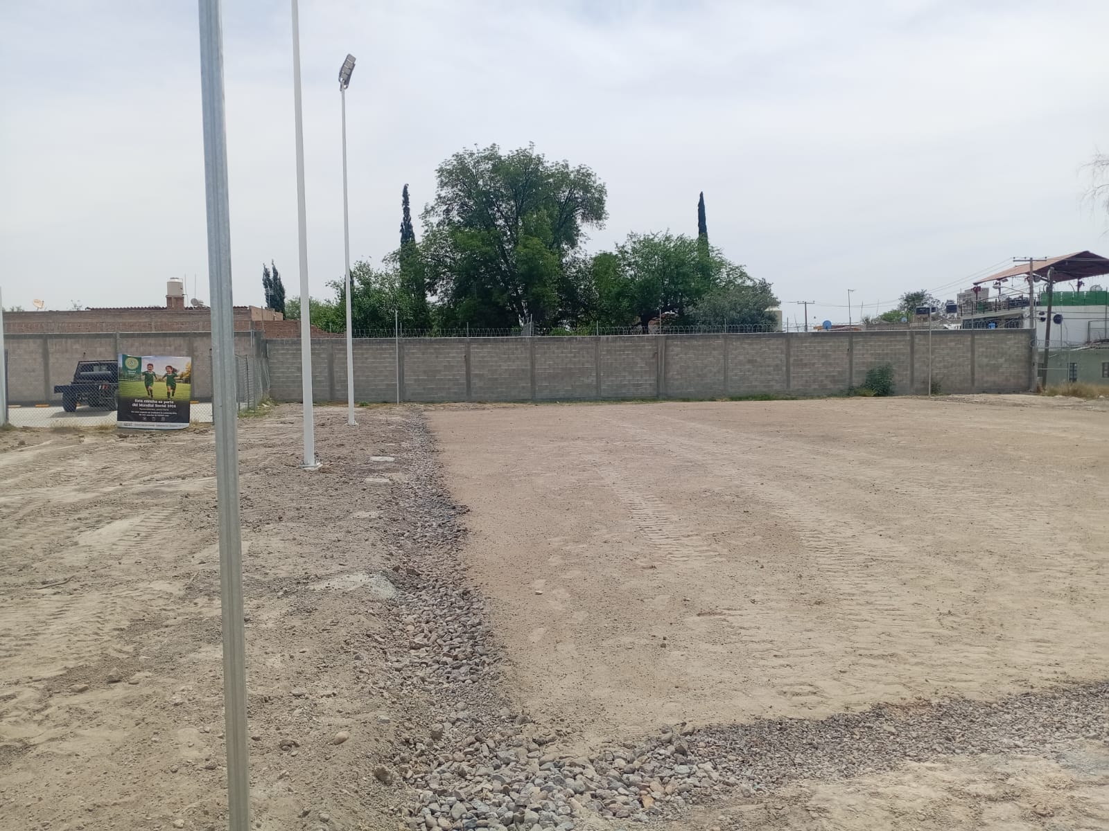 CONSTRUCCIÓN DE CANCHA FÚTBOL 5 EN VERONA EN JESÚS MARÍA