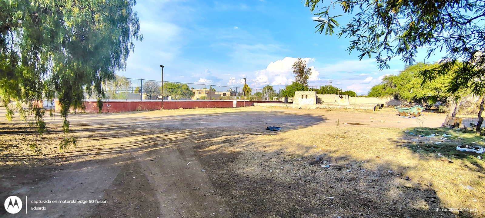 CONSTRUCCIÓN DE CANCHA FÚTBOL 5 EN SANTA ROSA EN EL LLANO