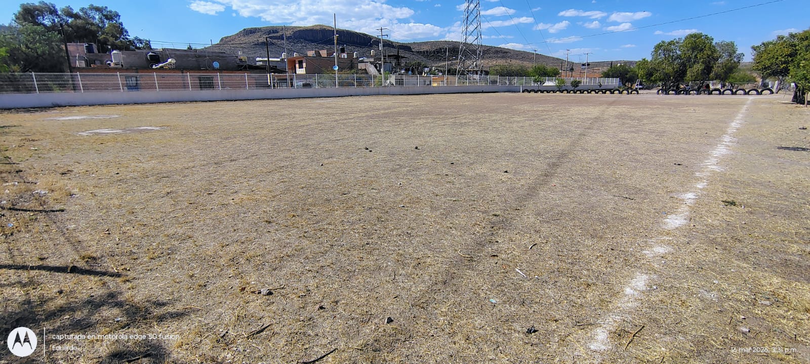 CONSTRUCCIÓN DE CANCHA FÚTBOL 5 EN PARQUE CHANEQUES EN PABELLÓN DE ARTEAGA