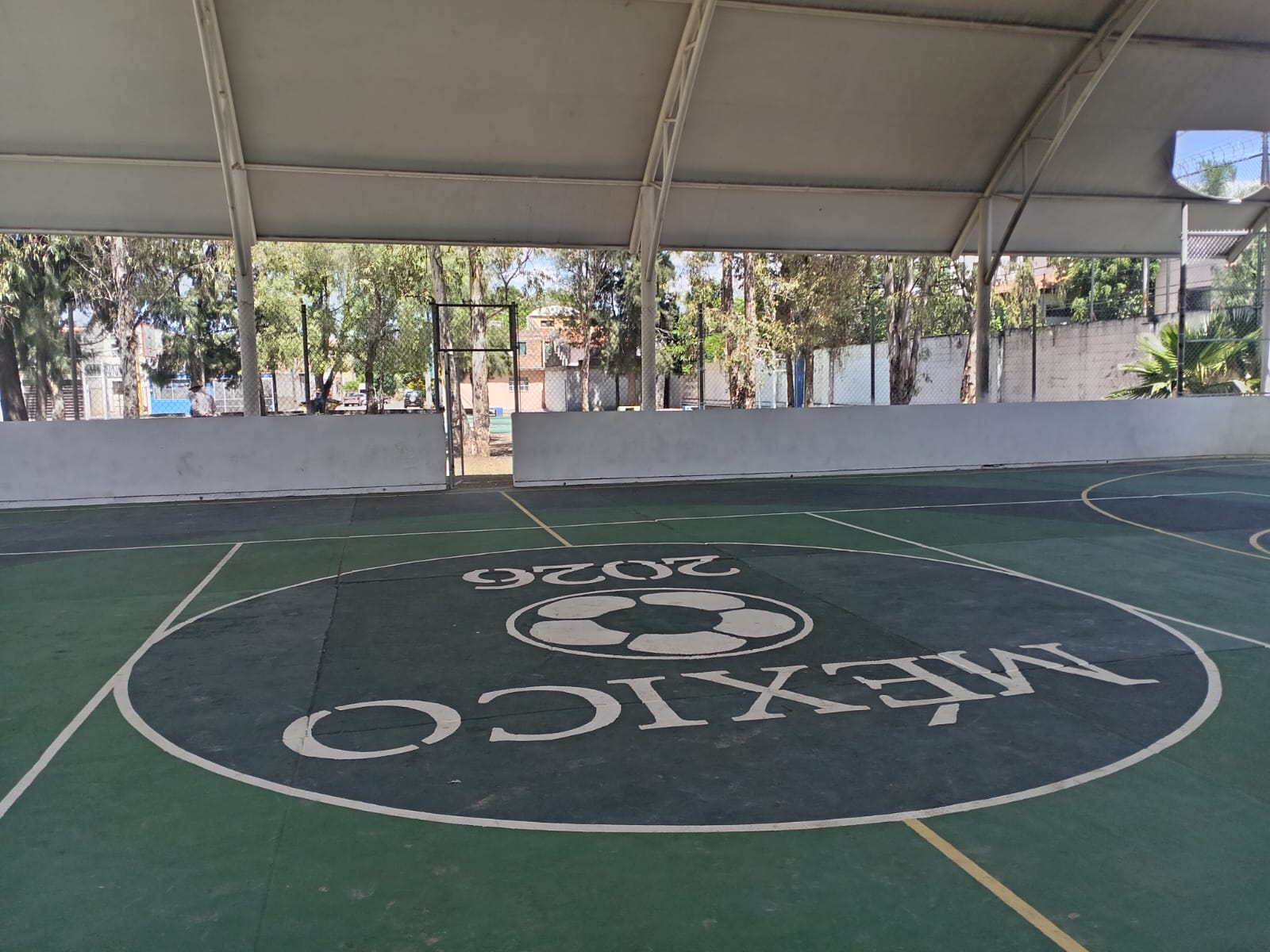 REHABILITACIÓN DE MULTICANCHA FRACCIONAMIENTO SAN MARCOS 1 EN AGUASCALIENTES