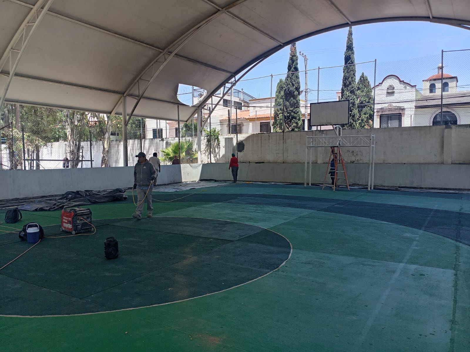 REHABILITACIÓN DE MULTICANCHA FRACCIONAMIENTO SAN MARCOS 1 EN AGUASCALIENTES