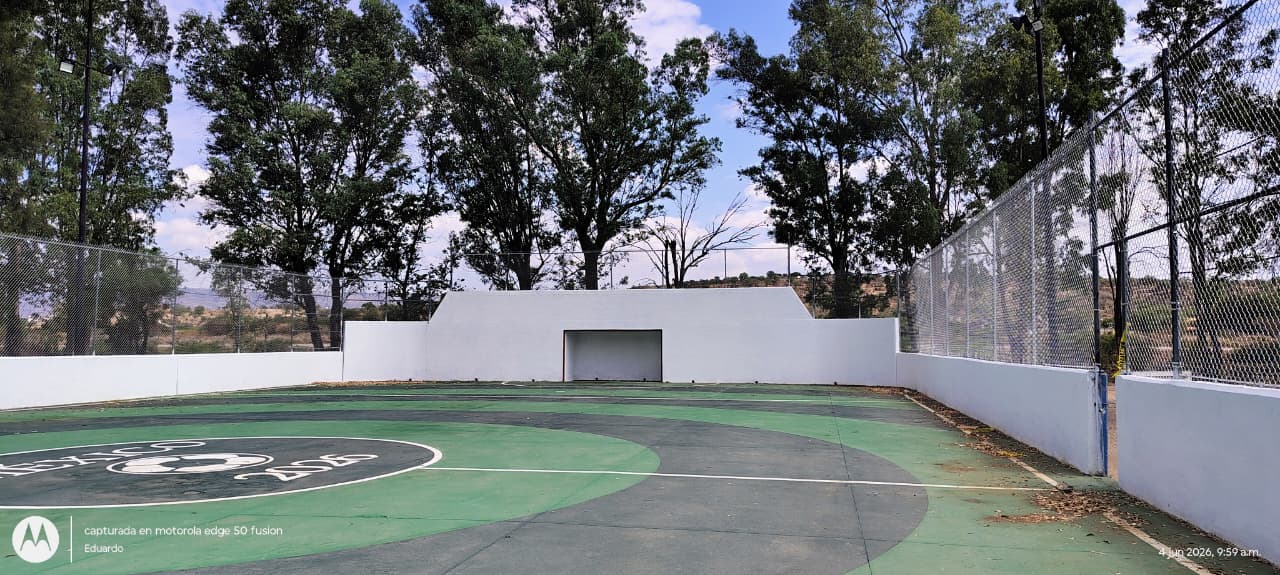 REHABILITACIÓN DE MULTICANCHA EN EL PARQUE INFANTIL RAÚL MARTÍNEZ VELASCO EN CALVILLO
