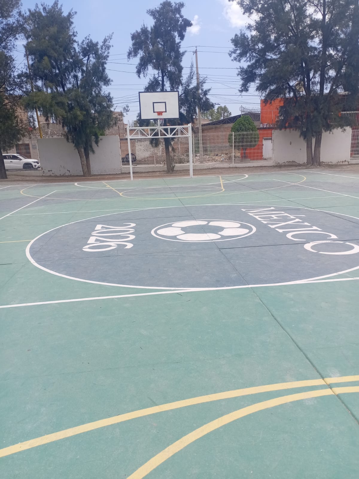 REHABILITACIÓN DE MULTICANCHA EN LA UNIDAD DEPORTIVA COLOSIO 1 EN JESÚS MARÍA