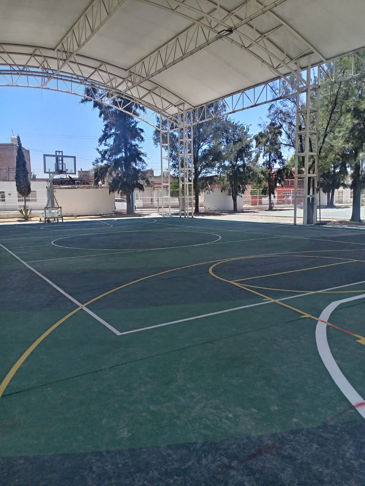 REHABILITACIÓN DE MULTICANCHA EN LA UNIDAD DEPORTIVA COLOSIO 2 EN JESÚS MARÍA