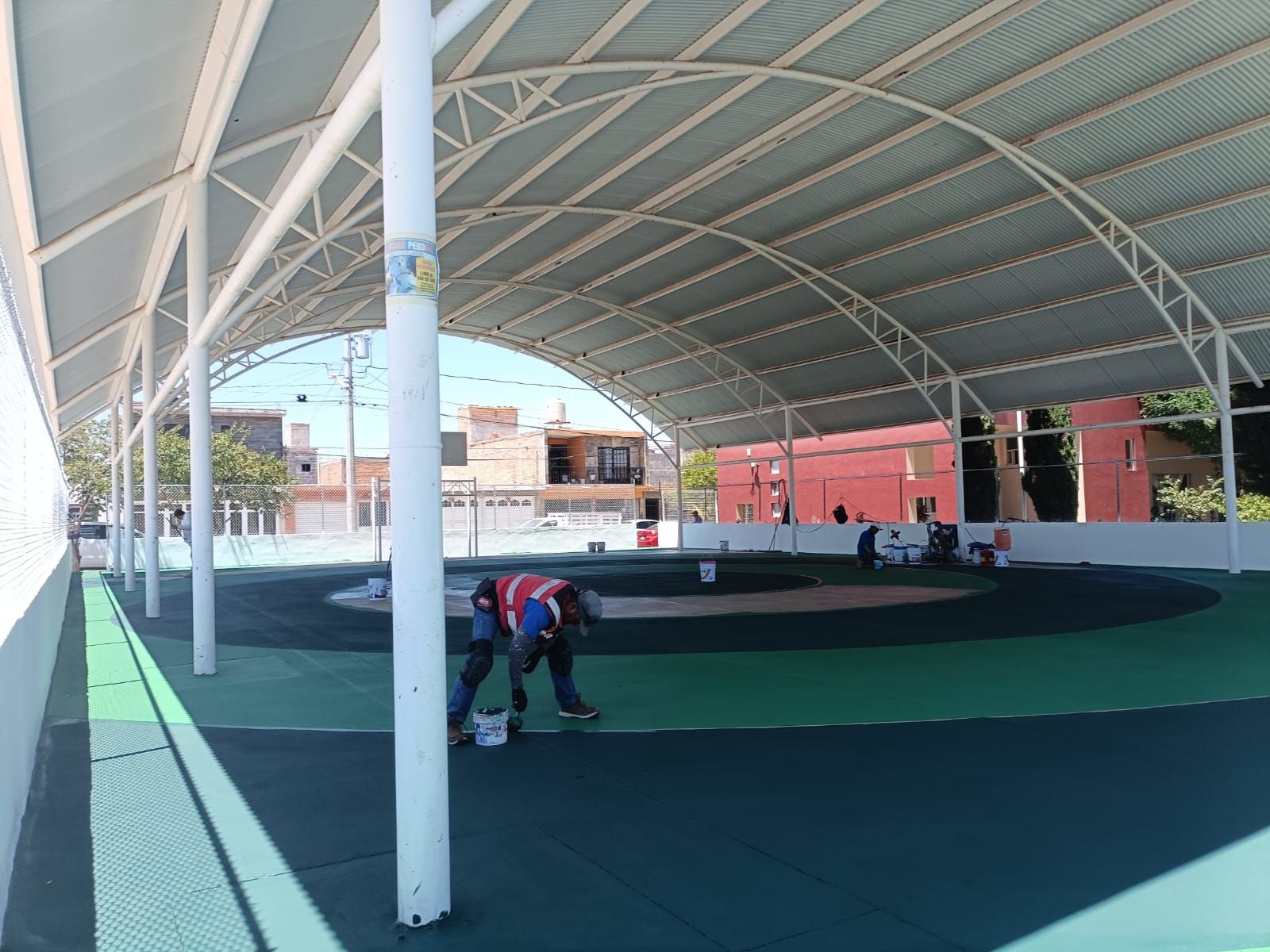 REHABILITACIÓN DE MULTICANCHA EN EL PARQUE LA ESTANCIA EN RINCÓN DE ROMOS