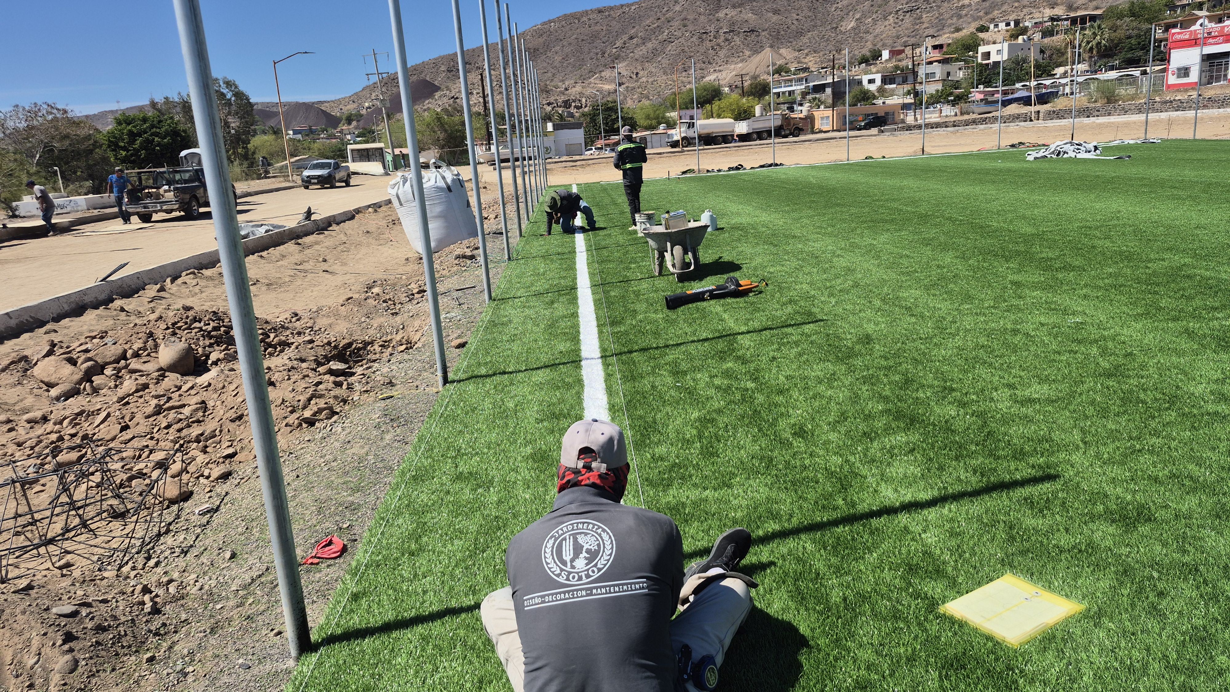CONSTRUCCIÓN DE CANCHA FÚTBOL 5 EN UNIDAD DEPORTIVA SANTA ROSALÍA 1 EN MULEGÉ