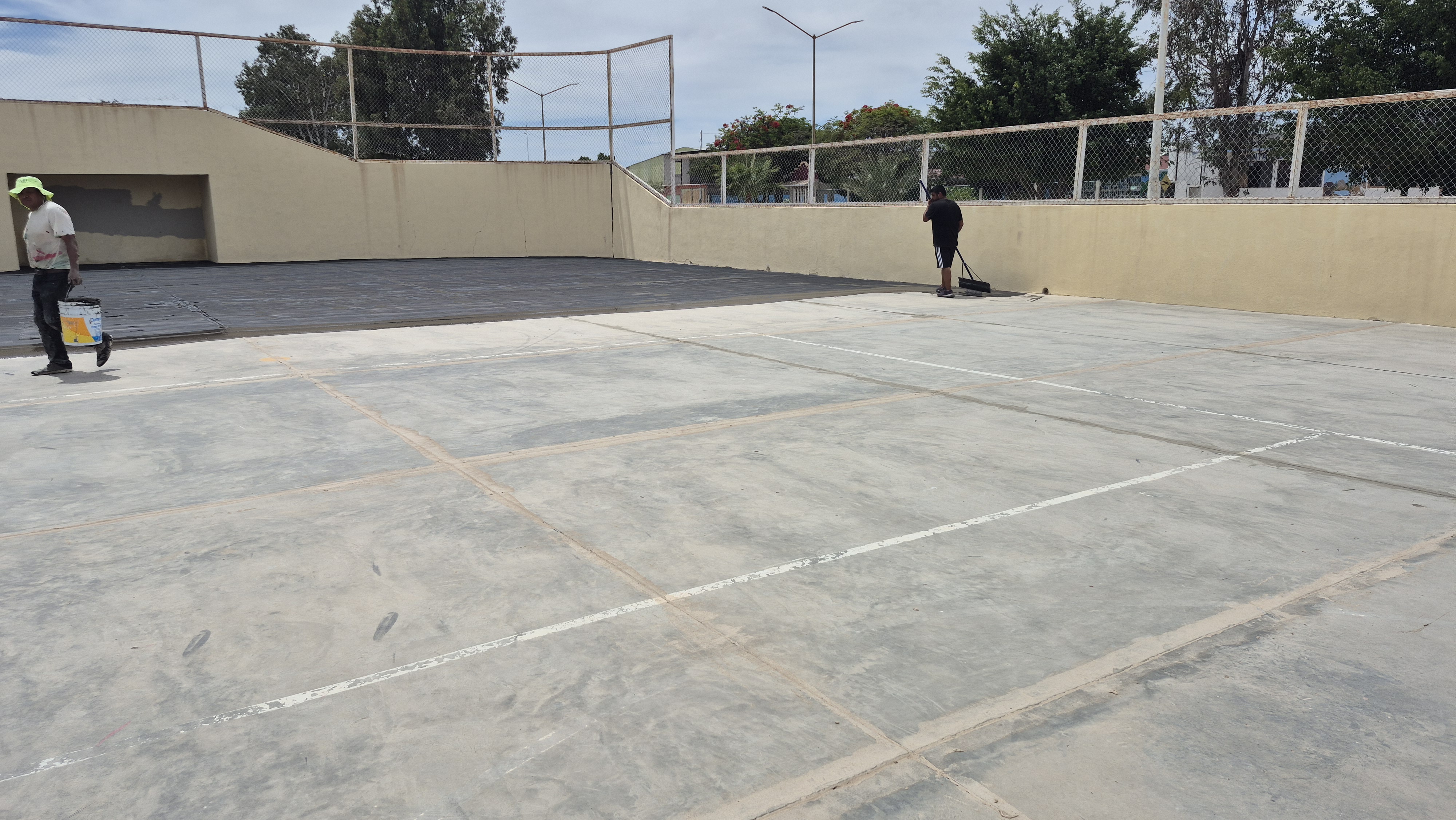 REHABILITACIÓN DE CANCHA FÚTBOL 7 EN VILLA ALBERTO ALVARADO EN MULEGÉ