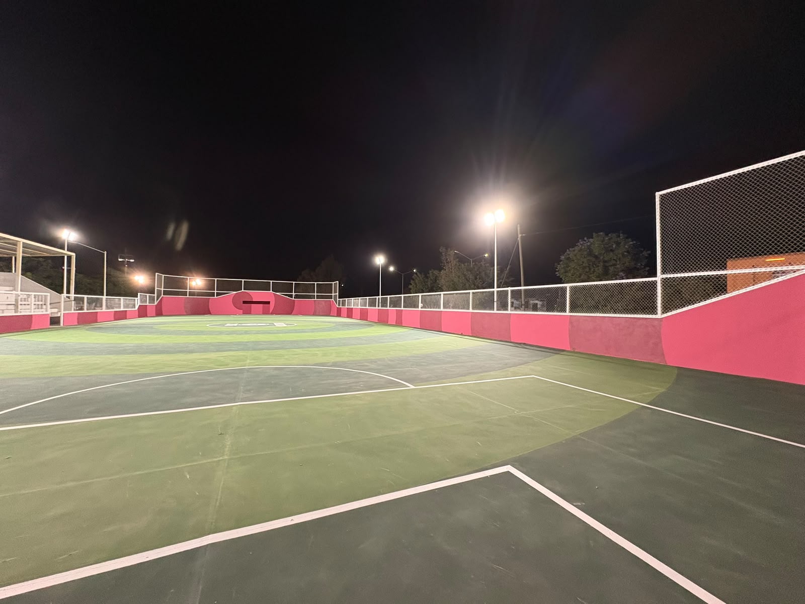 REHABILITACIÓN DE CANCHA FÚTBOL 7 EN VILLA ALBERTO ALVARADO EN MULEGÉ