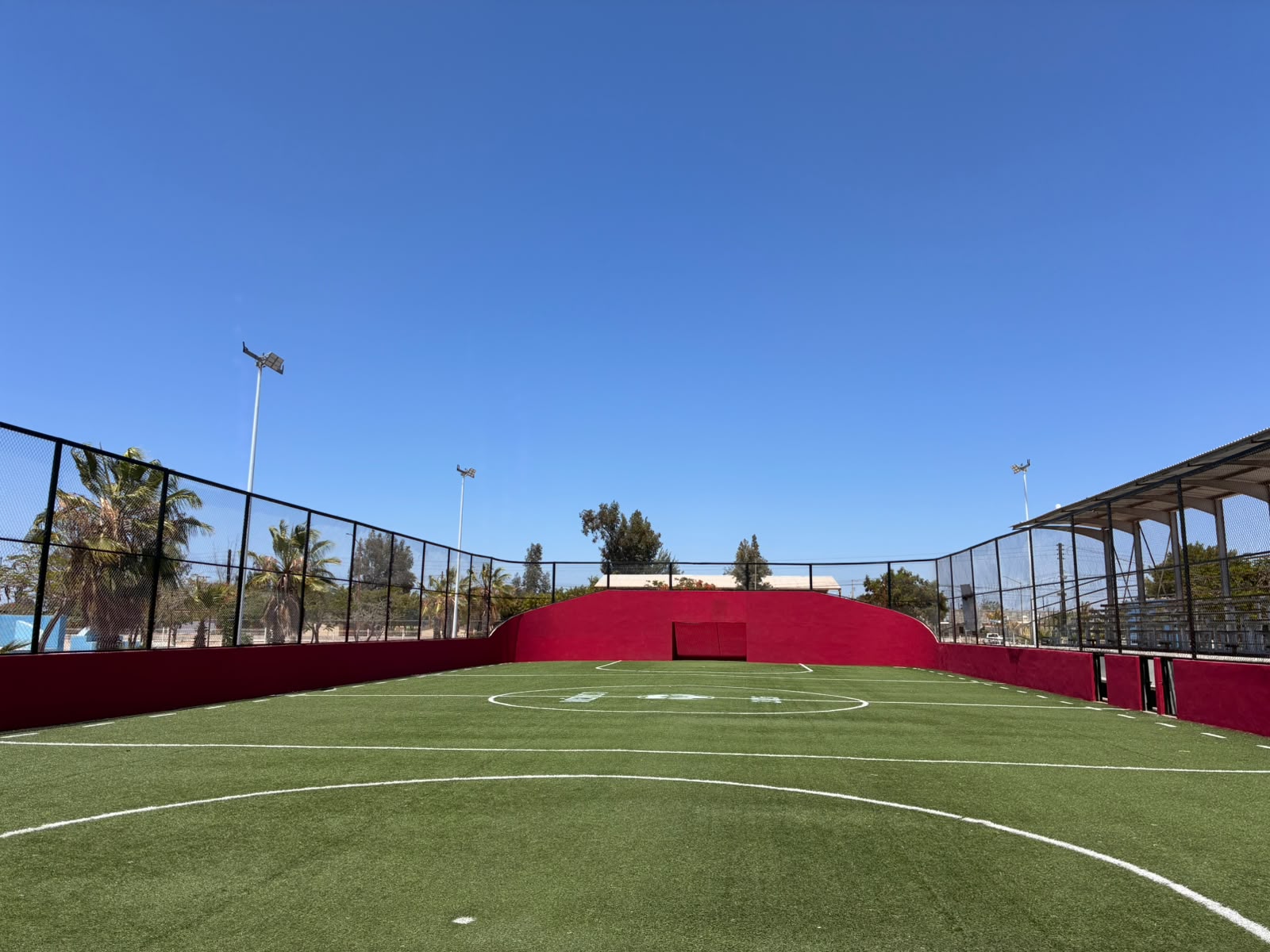REHABILITACIÓN DE FÚTBOL 7 EN CIUDAD INSURGENTES EN COMONDÚ