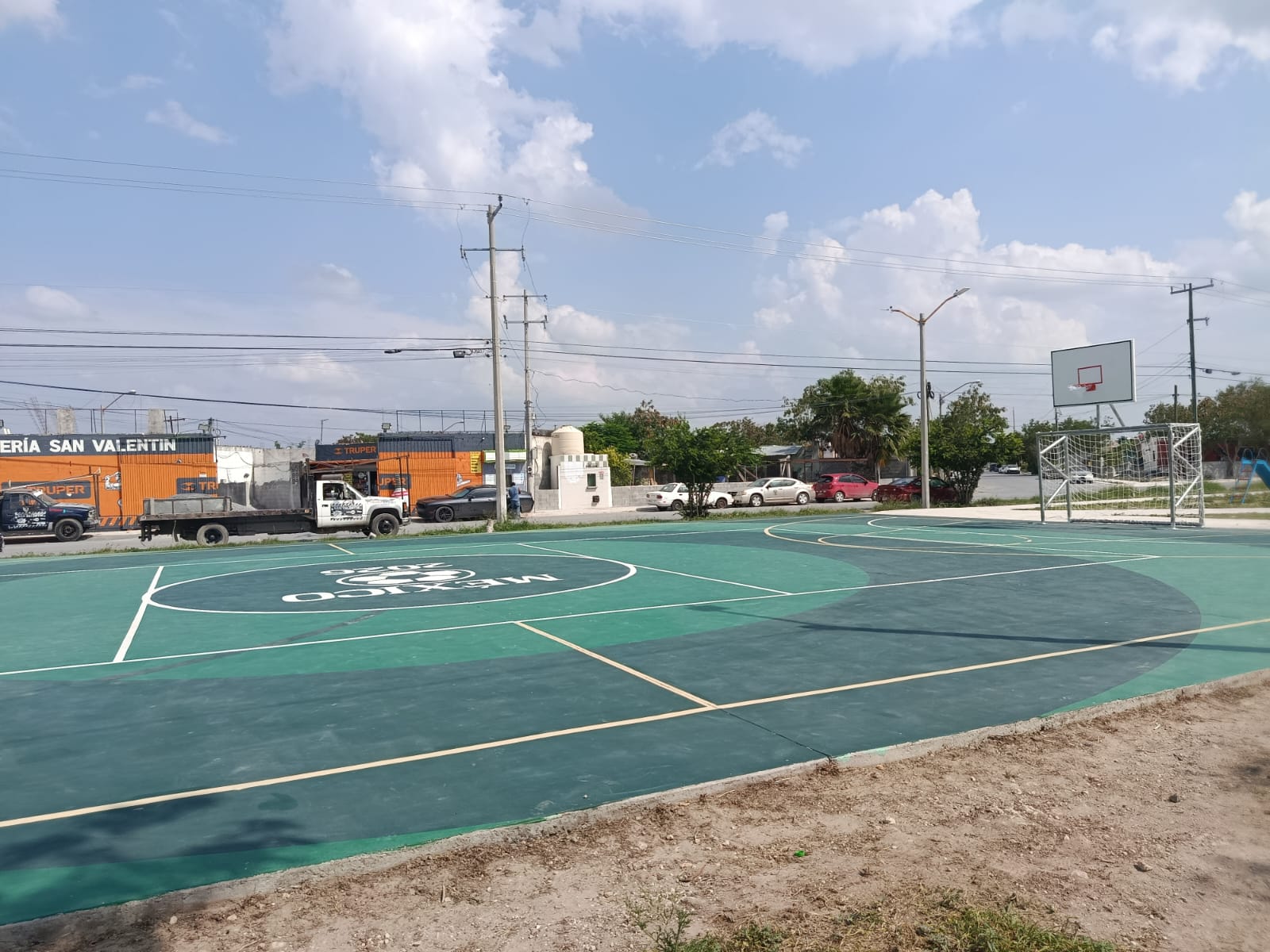 REHABILITACIÓN DE MULTICANCHA SAN VALENTÍN COLONIA VILLAS DE SAN JOSÉ EN LA CIUDAD DE REYNOSA