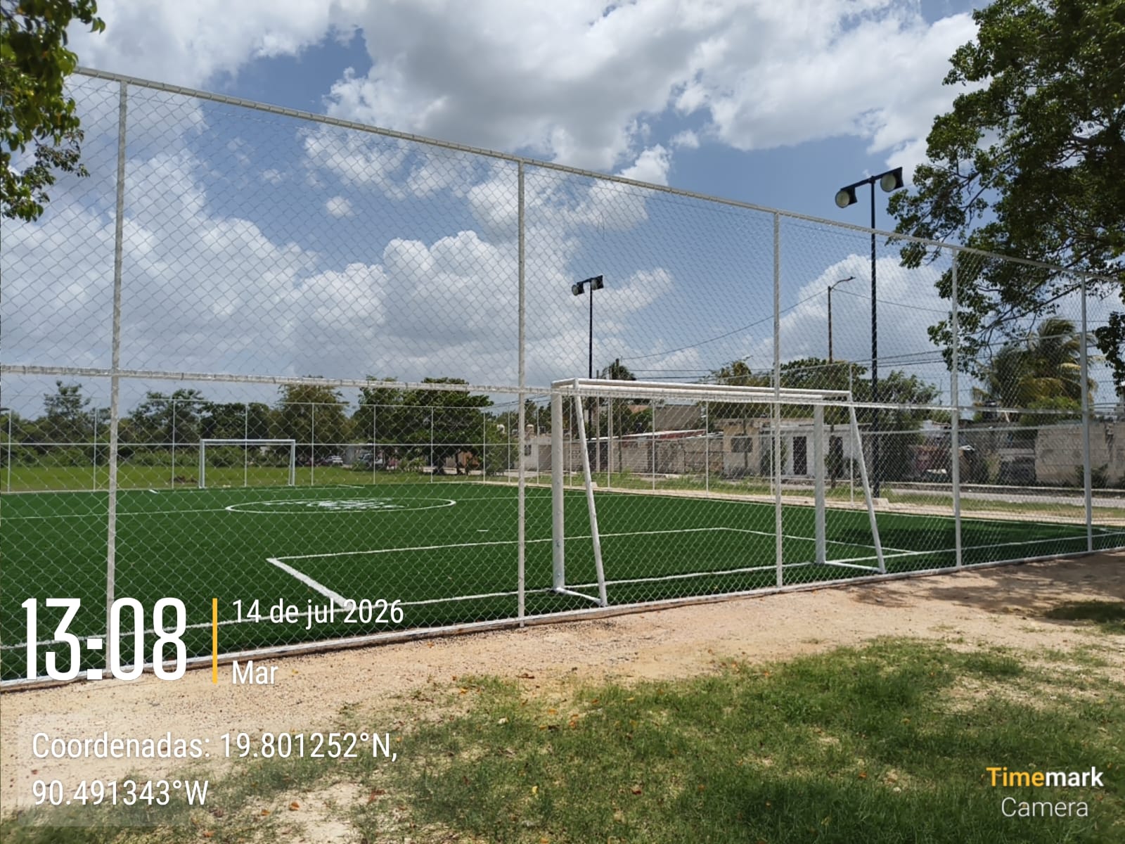 CONSTRUCCIÓN DE CANCHA DE FÚTBOL 5 EN LA CANCHA DEPORTIVA SIGLO XXI EN CAMPECHE