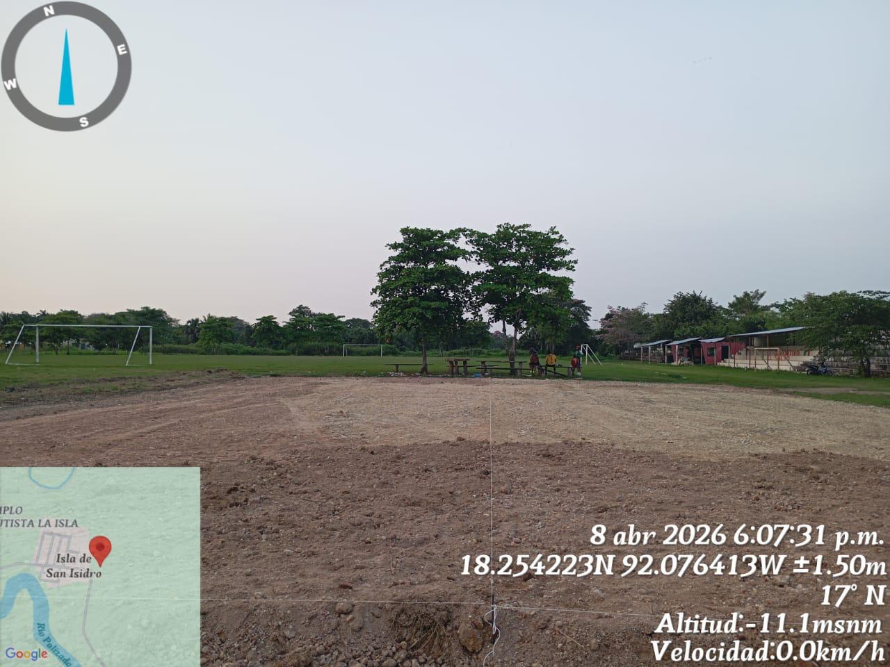 CONSTRUCCIÓN DE CANCHA DE FÚTBOL 5 EN LA CANCHA DEPORTIVA PALIZADA PUEBLO MÁGICO EN PALIZADA