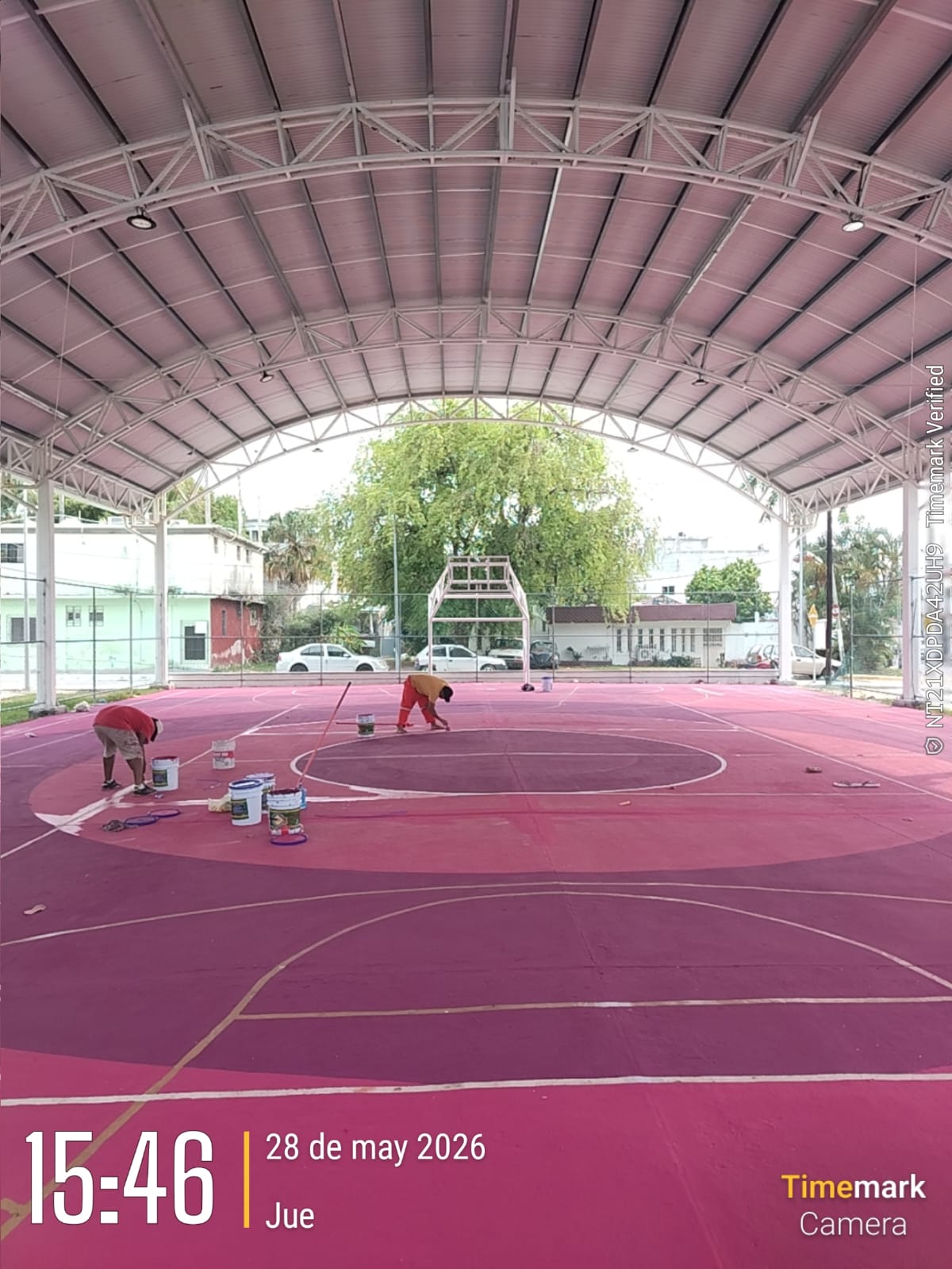 REHABILITACIÓN DE MULTICANCHA TECHADA EN LUIS DONALDO COLOSIO MURRIETA EN CARMEN