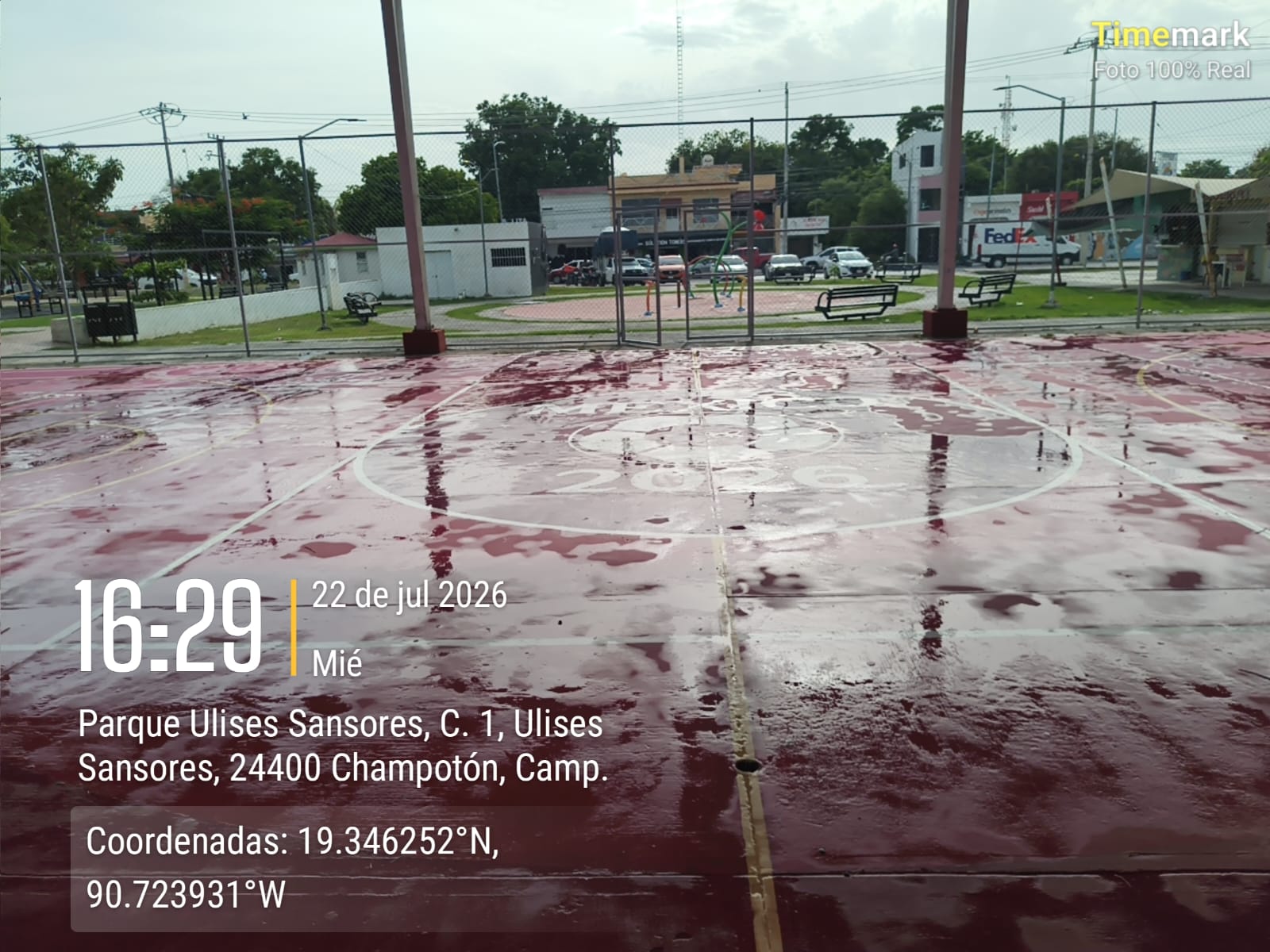 REHABILITACIÓN DE MULTICANCHA EN DEPORTIVO ULISES SANSORES 
