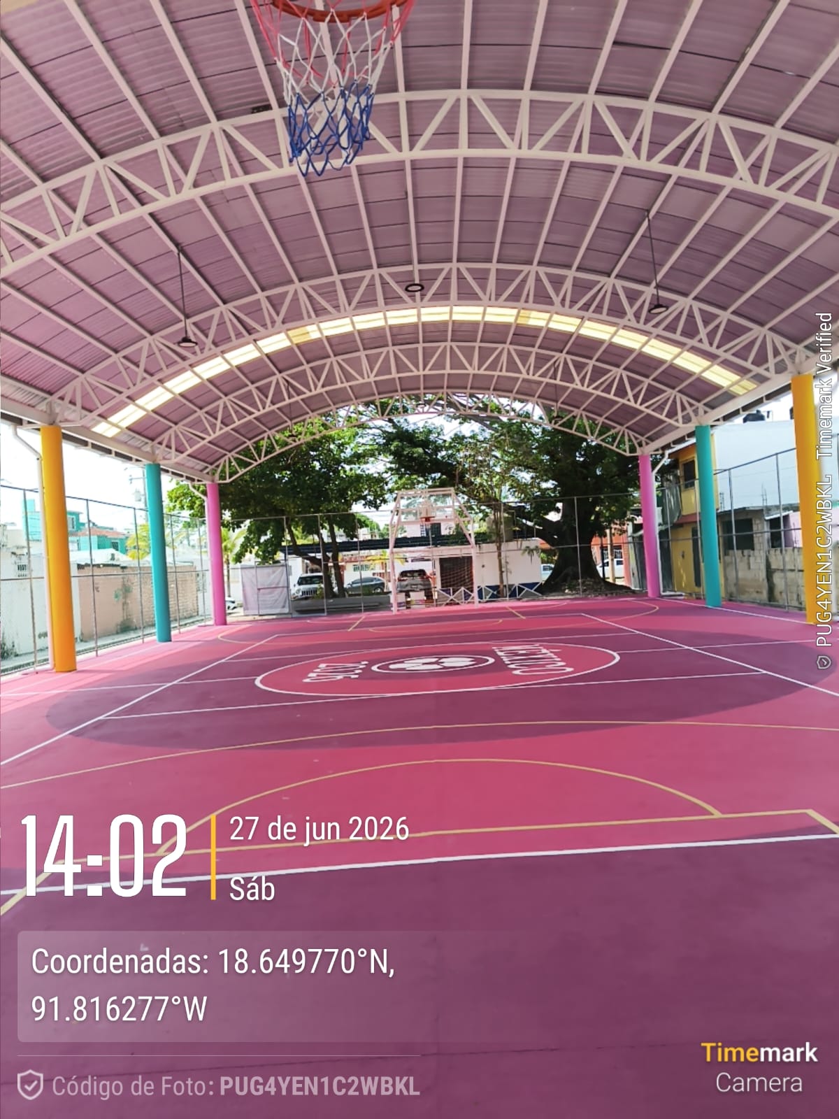REHABILITACIÓN DE MULTICANCHA TECHADA EN CAMARONEROS EN CARMEN