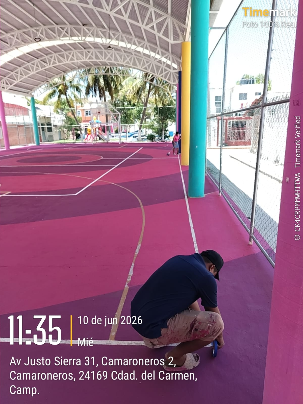 REHABILITACIÓN DE MULTICANCHA TECHADA EN CAMARONEROS EN CARMEN