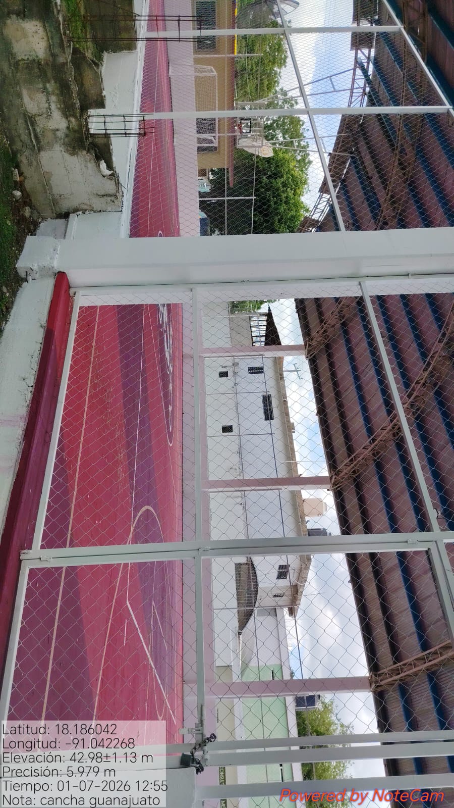 REHABILITACIÓN DE MULTICANCHA DEPORTIVA EN CANDELARIA