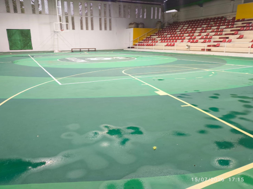 REHABILITACIÓN DE MULTICANCHA EN EL AUDITORIO MUNCIPAL EN CALKINI