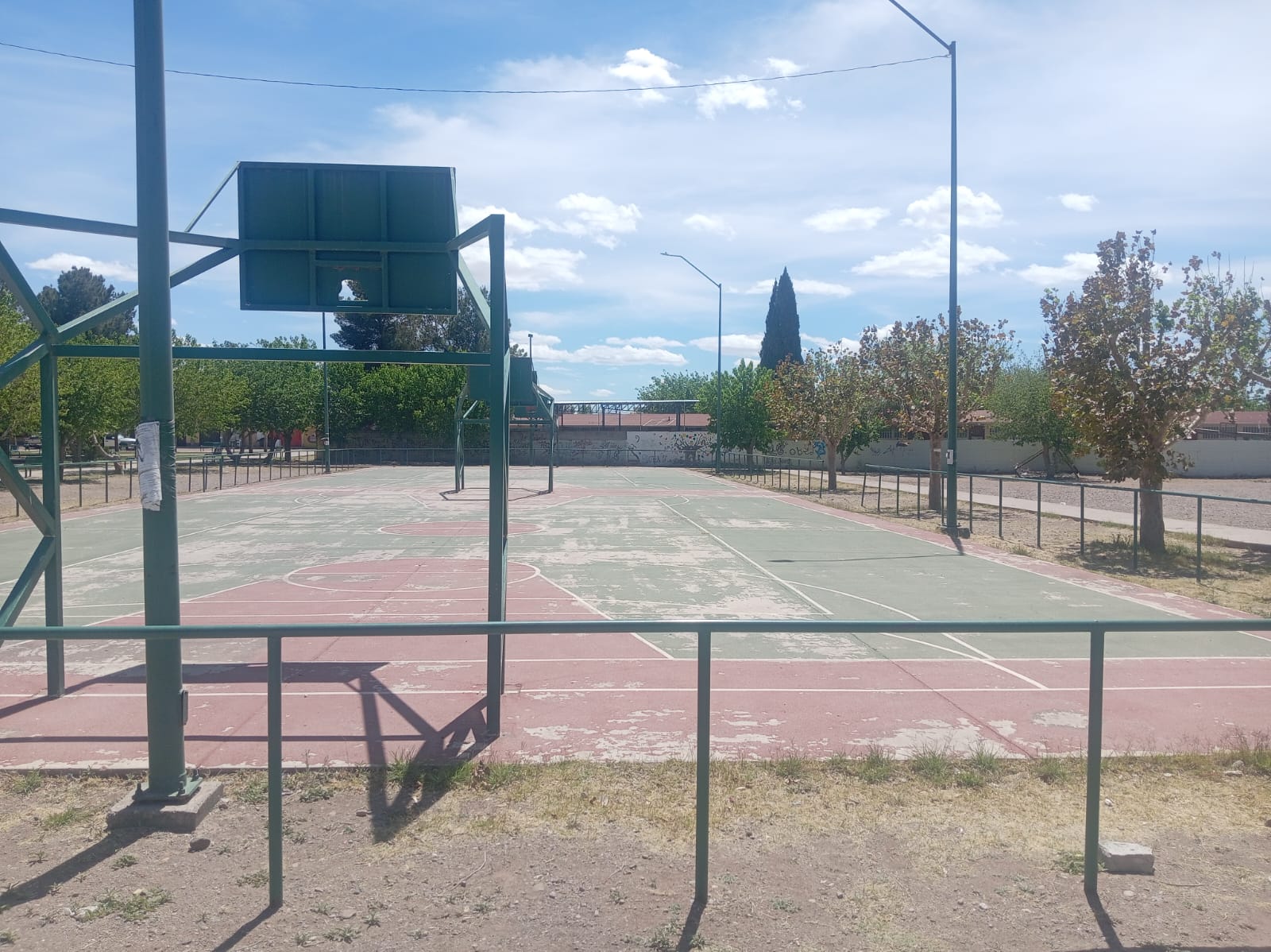 REHABILITACIÓN DE MULTICANCHA EN PLAZA HÉROES DE LA REPÚBLICA 1 EN NUEVO CASAS GRANDES