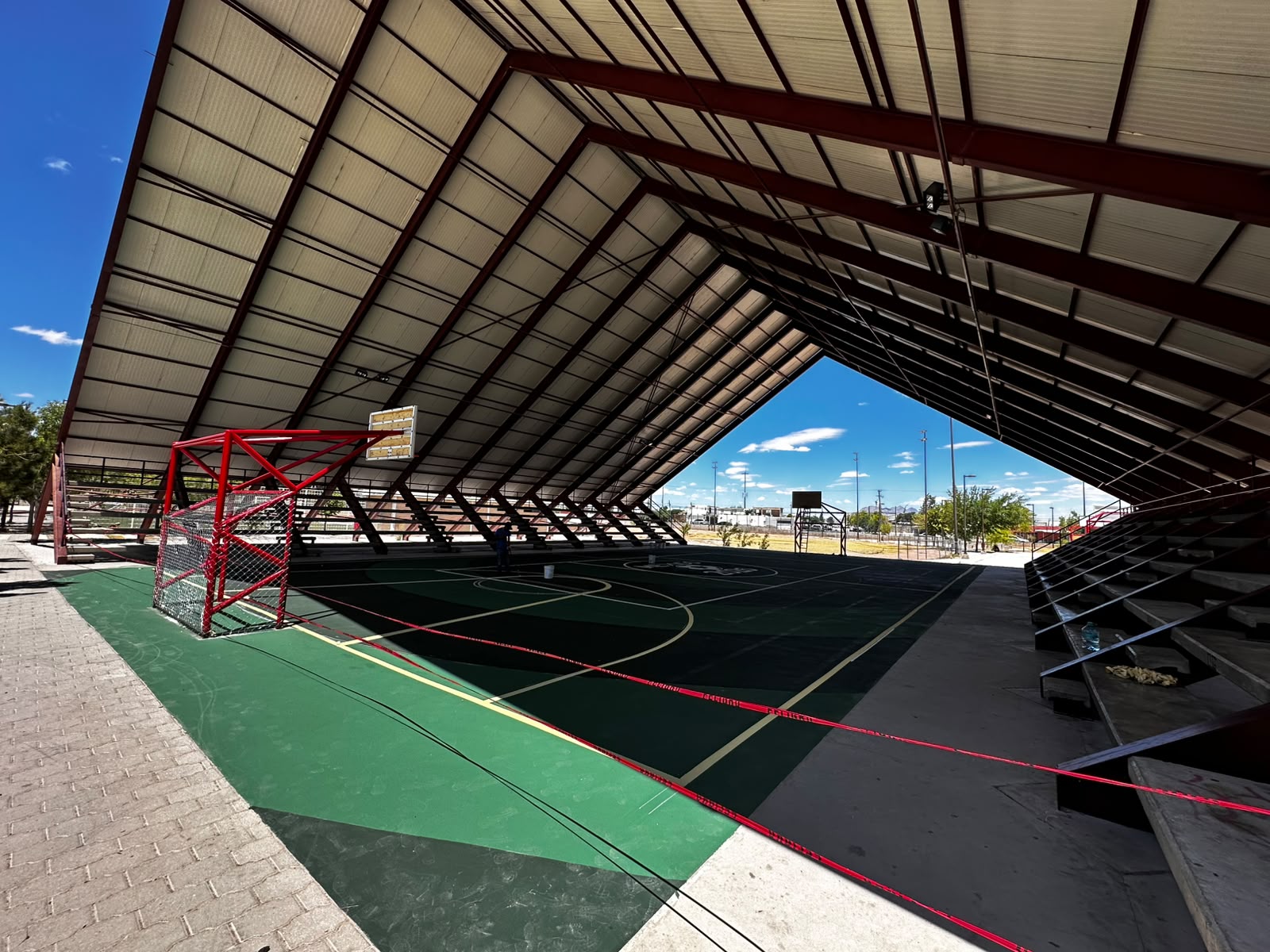 REHABILITACIÓN DE MULTICANCHA EN PARQUE POLIDEPORTIVO REVOLUCIÓN EN JUÁREZ