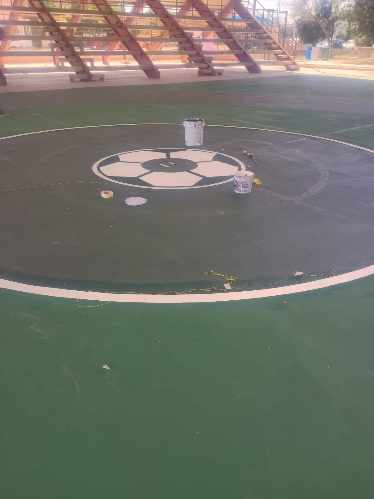 REHABILITACIÓN DE MULTICANCHA EN PARQUE POLIDEPORTIVO REVOLUCIÓN EN JUÁREZ