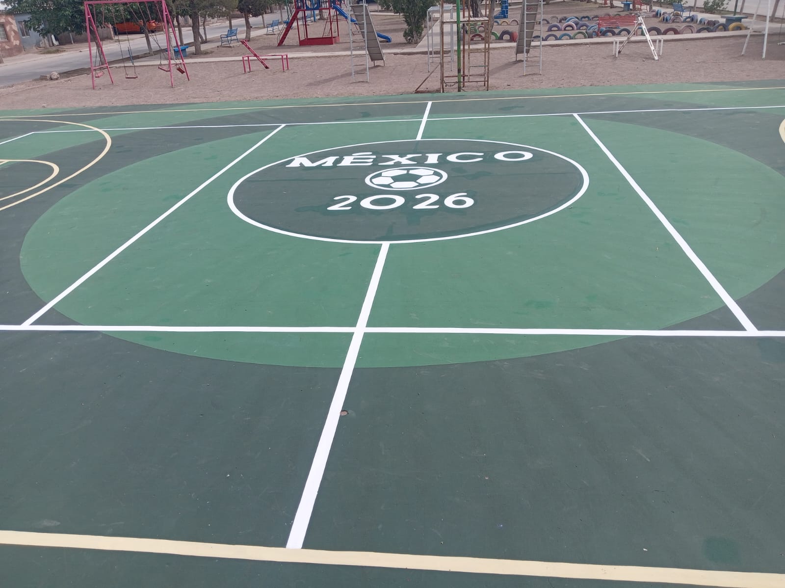 REHABILITACIÓN DE MULTICANCHA EN PARQUE NINOS HÉROES EN ASCENSIÓN