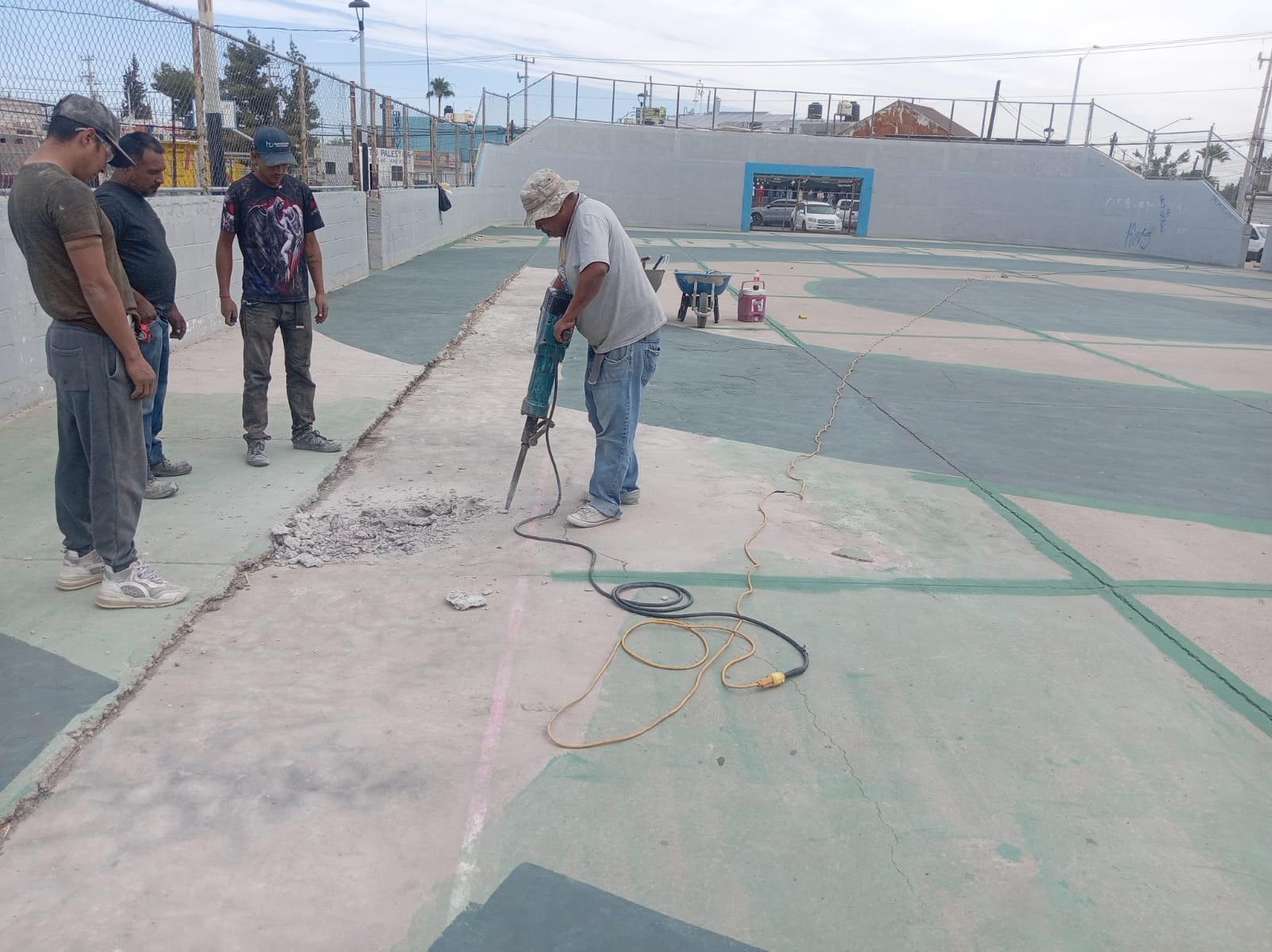 REHABILITACIÓN DE MULTICANCHA EN UNIDAD GIRASOLES I EN CHIHUAHUA