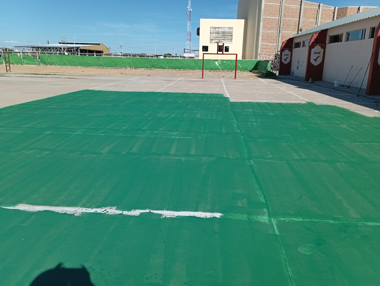 REHABILITACIÓN DE MULTICANCHA EN COMPLEJO GÓMEZ MORÍN FRACCIONAMIENTO GALVÁN EN JIMÉNEZ