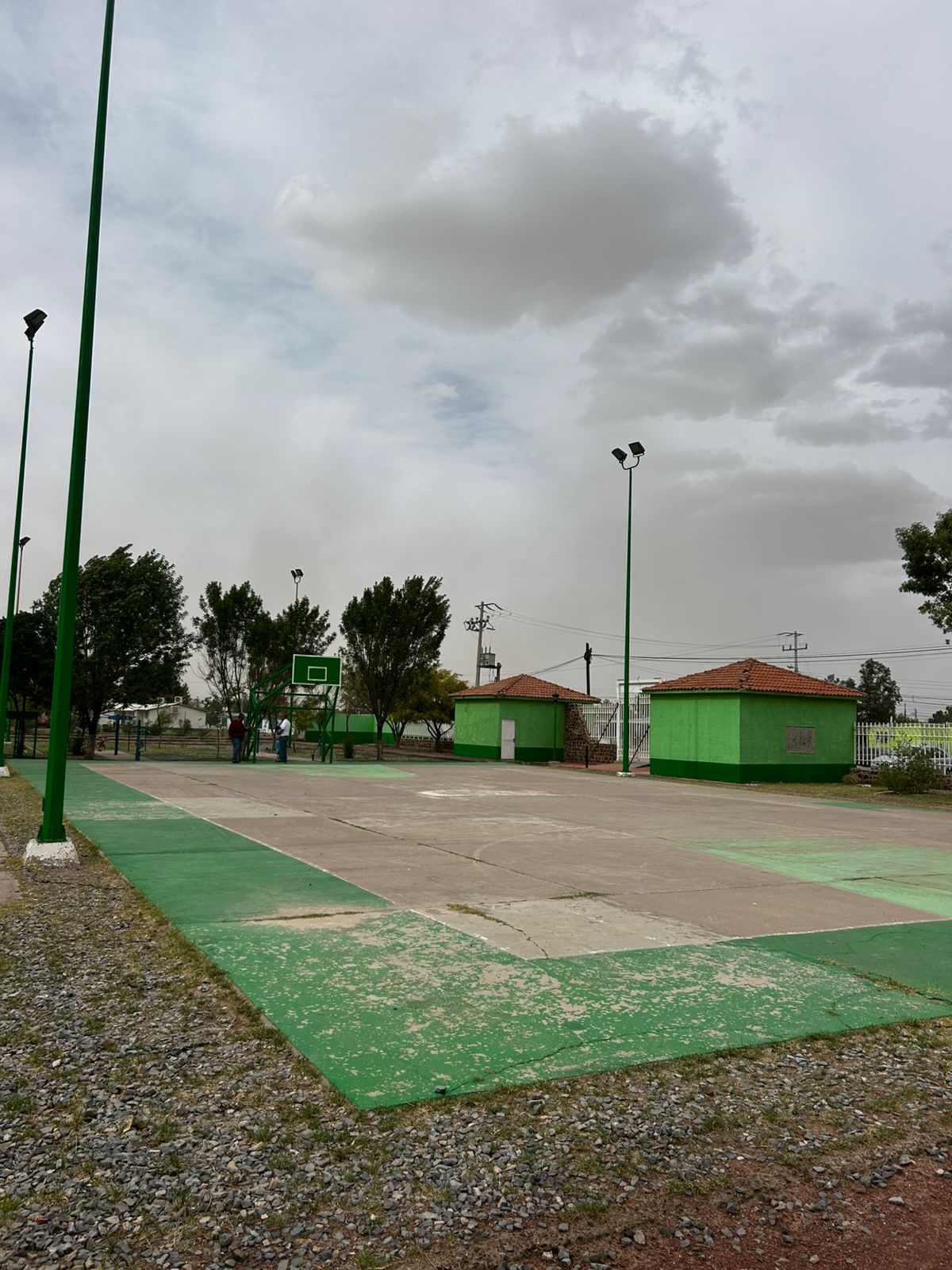 REHABILITACIÓN DE MULTICANCHA EN COLONIA CHIHUAHUITA EN AHUMADA