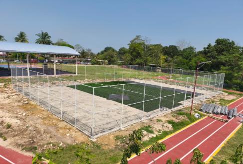 CONSTRUCCIÓN DE CANCHA DE FÚTBOL 5 EN LA UNIDAD DEPORTIVA MUNICIPAL EN CATAZAJÁ