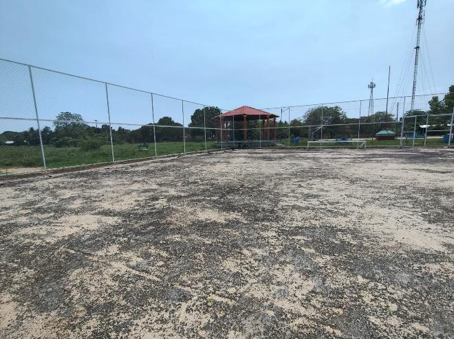 CONSTRUCCIÓN DE CANCHA DE FÚTBOL 5 EN EL PARQUE CENTRAL LA AMISTAD EN TONALÁ