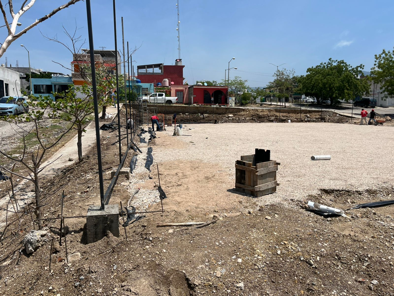 CONSTRUCCIÓN DE CANCHA DE FÚTBOL 5 EN EL CENTRO DE RECREACIÓN JARDINES DE GRIJALVA EN CHIAPA DE CORZO
