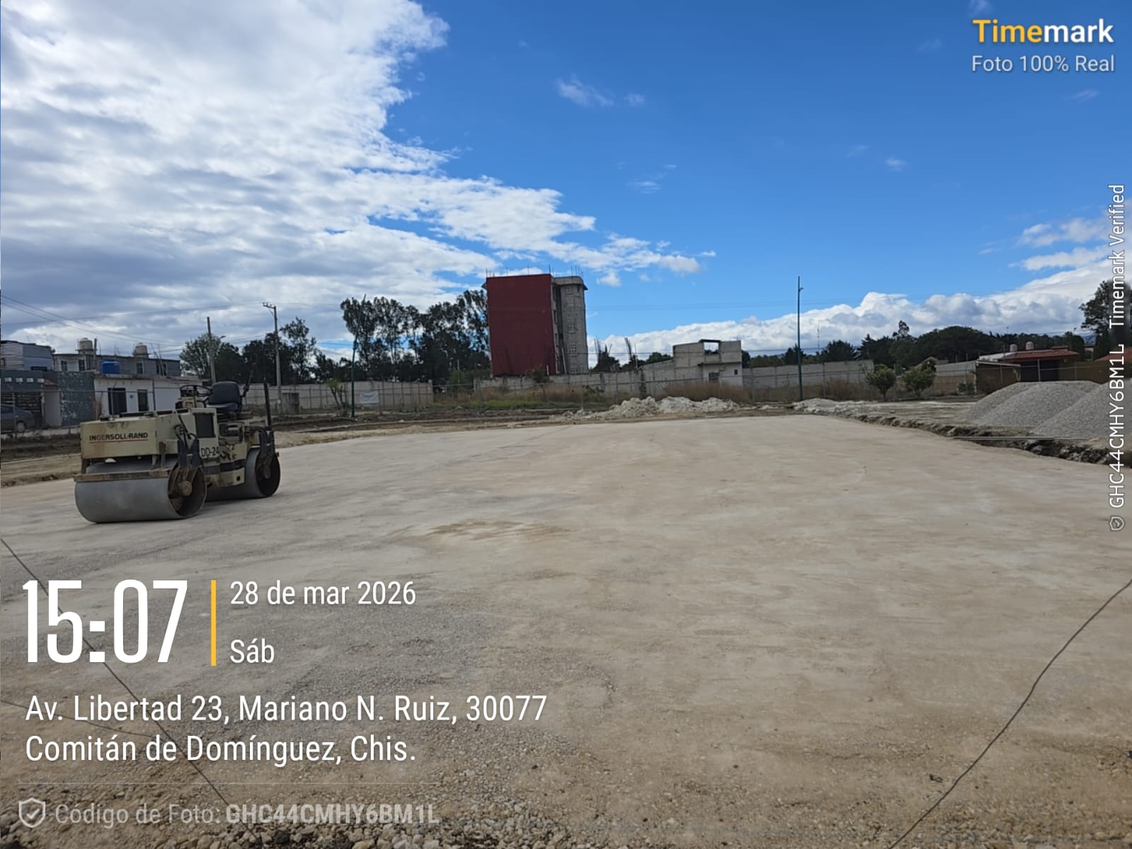 CONSTRUCCIÓN DE CANCHA DE FÚTBOL 5 EN LA COLONIA MARÍANO N RUIZ EN COMITÁN DE DOMÍNGUEZ